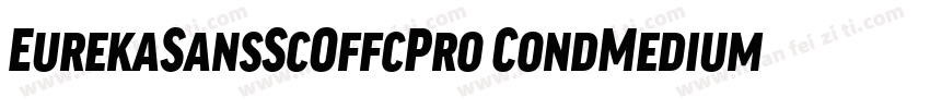 EurekaSansScOffcPro CondMedium字体转换